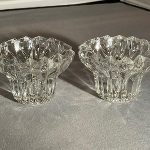 Mikasa Dimante Crystal candlesticks
